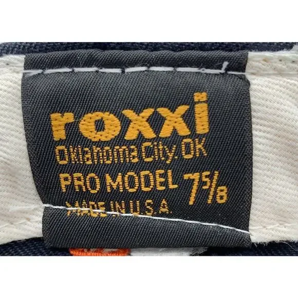 Vintage Roxxi Caps Pro Model 7 5/8 Fitted Auburn University AU Oklahoma USA - Picture 6 of 6